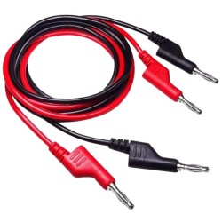 P1036 Multimeter Test Lead Cable Kit - Red/Black - 1