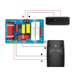 PA-2A 4-8Ω 450W 2 Way Speaker Crossover Audio Filter Frequency Divider - 3