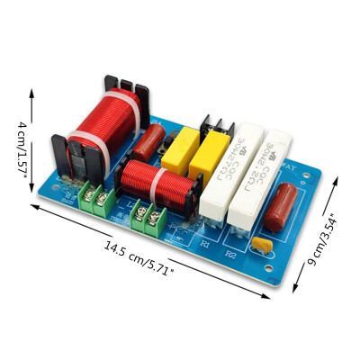 PA-2A 4-8Ω 450W 2 Way Speaker Crossover Audio Filter Frequency Divider - 4