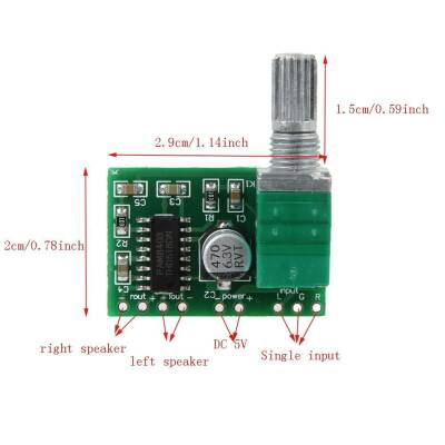 PAM8403 Audio Amplifier with Volume Control - 3