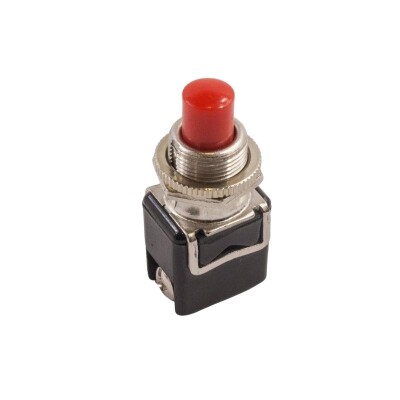 PBS-13B 12mm Momentary Push Button - Red - 1