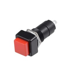 PBS-306A 12mm Key Push Button - Red - 1