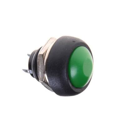 PBS-33B 12mm Push Button - Green - 1