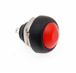 PBS-33B 12mm Push Button - Red - 1