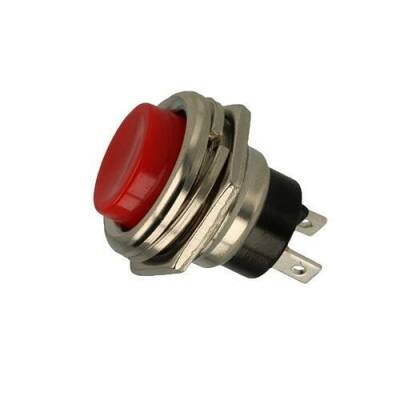 PBS26 16mm Push Button - Red - 1