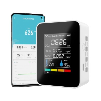 PG-L58 5in1 WIFI CO2 HCHO TVOC Air Quality Monitor - 2