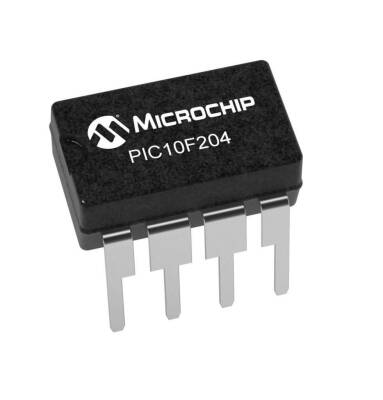 PIC10F204-I/P DIP-8 4MHz Microcontroller - 1