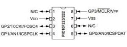 PIC10F220-I/P DIP-8 8MHz Microcontroller - 2