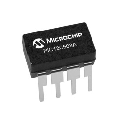 PIC12C508A-04I/P DIP-8 4MHz Microcontroller - 1