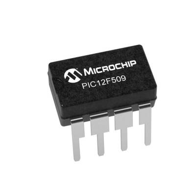 PIC12F509-I/P DIP-8 4MHz Microcontroller - 1