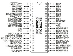 PIC16C74B-04I/SP DIP-40 20MHz Microcontroller - 2