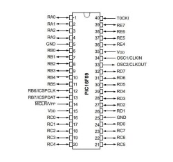 PIC16F59-I/P DIP-40 20MHz Mikrodenetleyici - 2