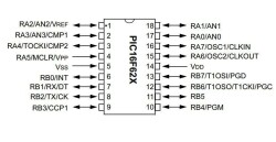 PIC16F628-04/P DIP-18 4MHz Microcontroller - 2