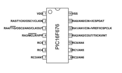 PIC16F676 DIP14 8-Bit 20MHz Microcontroller - 2