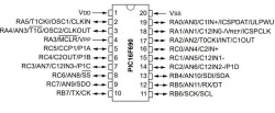 PIC16F690-I/P DIP-20 20MHz Microcontroller - 2