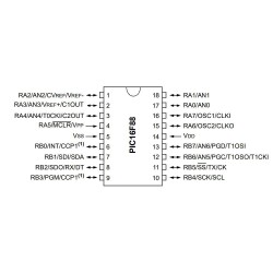 PIC16F88 SMD SOIC-18 8-Bit 20MHz Microcontroller - 2