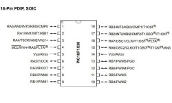 PIC18F1330-I/P DIP-18 40MHz Microcontroller - 2