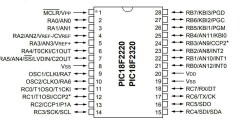 PIC18F2220-I/SP DIP-28 40MHz Microcontroller - 2