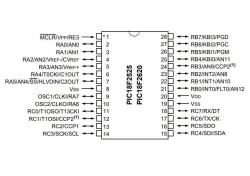 PIC18F2525-I/SP DIP-28 40MHz Microcontroller - 2