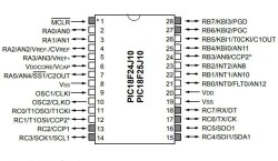 PIC18F25J10-I/SP DIP-28 40MHz Microcontroller - 2