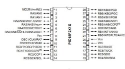 PIC18F2610-I/SP DIP-28 40MHz Microcontroller - 2