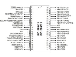 PIC18F4420-I/P DIP-40 40MHz Microcontroller - 2