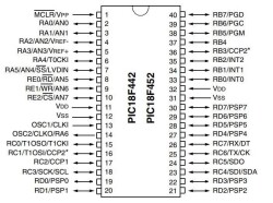 PIC18F452-I/P DIP-40 40MHz Microcontroller - 2