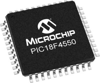 PIC18F4550 I/PT SMD TQFP-44 8-Bit 40 MHz Microcontroller - 1