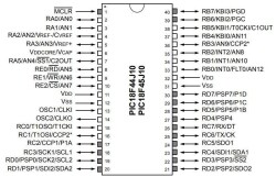 PIC18F45J10-I/P DIP-40 40MHz Mikrodenetleyici - 2