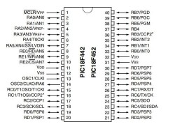 PIC18LF452-I/P DIP-40 40MHz Microcontroller - 2