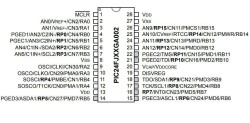 PIC24FJ32GA002-I/SP DIP-28 32MHz Mikrodenetleyici - 2