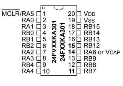 PIC24FV16KA301-I/P DIP-20 32MHz Mikrodenetleyici - 2