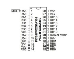 PIC24FV16KA302-I/SP DIP-28 32MHz Microcontroller - 2