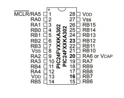 PIC24FV32KA302-I/SP DIP-28 32MHz Mikrodenetleyici - 2