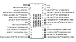 PIC24HJ64GP202-I/SP DIP-28 80MHz Microcontroller - 2