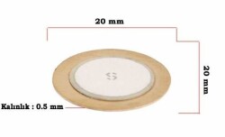 Piezo Disc Element - 20 mm Diameter - 1