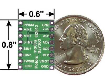 Pololu TB6612FNG Dual Motor Driver Board - 3