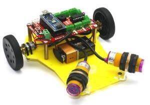 Prex Obstacle Avoiding Robot - Disassembled - 3