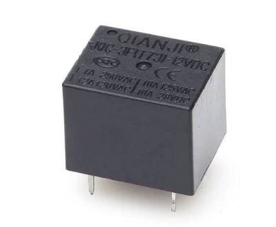 Qianji JQC-3F(T73)-12VDC Relay 5 Pin - 1