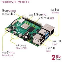 Raspberry Pi 4 2GB Model B - 3