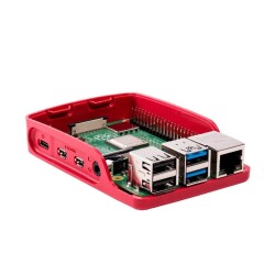 Raspberry Pi 4 Enclosure Box - White Red - 2