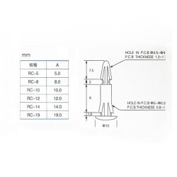 RC-12 Plastic Claw Distance - 2