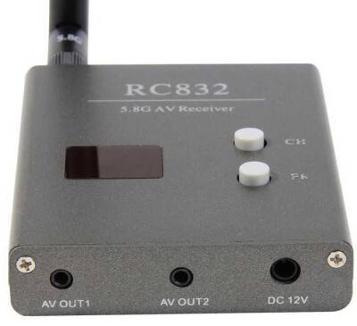 RC832 48CH 5.8G 600mW AV Receiver Reciever - 2