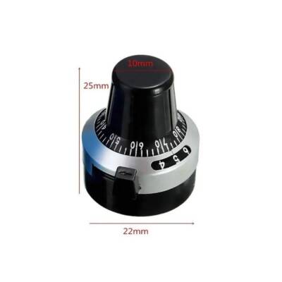 RDK-III 4mm 3590 Dial Precision Potentiometer Head - 3