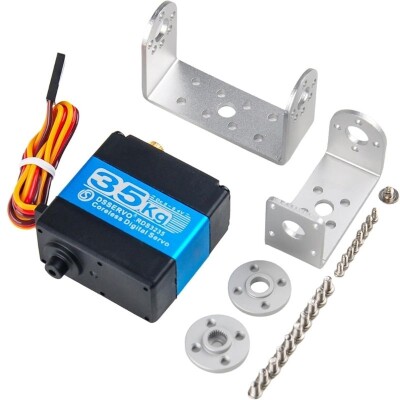 RDS3235 35KG Digital Servo Motor 180° - U Servo Bracket Included - 1