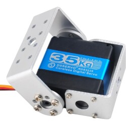 RDS3235 35KG Digital Servo Motor 180° - U Servo Bracket Included - 2