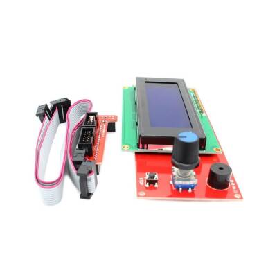 RepRap Ramps 1.4 Compatible 4x20 LCD Screen Kit - Smart Controller - 2