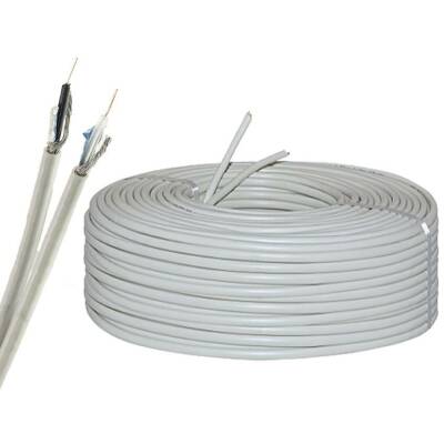 RGU4 Mini Twin Coaxial Cable - 1 Meter - 1