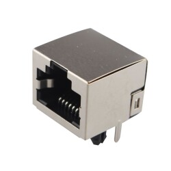 RJ45 Female Ethernet Connector - PCB Type 16x16x13mm - 2