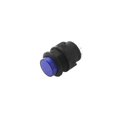 RL16-503A 16MM Self-locking Led Plastic Button Blue - 1